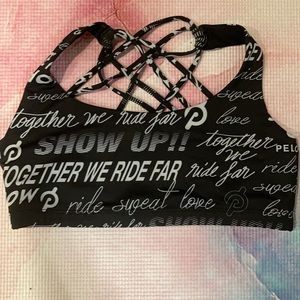 Rare Peloton Quotes Sports Bra- Authentic